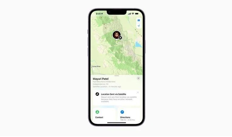 平乐苹果14维修分享iPhone14系列中 FindMy功能通过卫星分享位置方法教程 
