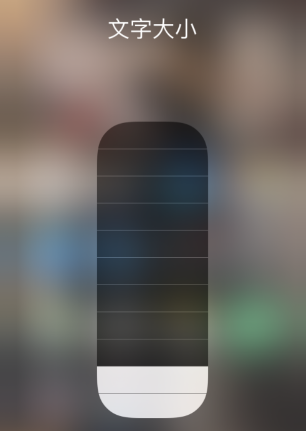 平乐苹果手机维修分享小技巧：在 iPhone 控制中心快速调节字体大小 