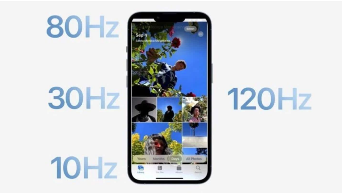 平乐苹果14维修分享iPhone 14有高刷吗 